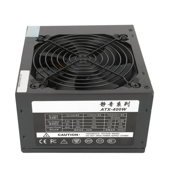 Fuente De Alimentación De 400W, Control De Temperatura, Potencia Nominal Del De Escritorio Del Enchufe 110-260V De 250W EE. UU. Para Juegos