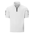 thumbnail image 6 of Zormilly Mens Two Piece Summer Outfit Short Sleeve Collared Shirts Shorts Loungewear Sets with Pockets Loose Workout Sets, S-3XL, 6 of 7