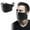 Black A-BK Home Decor, variant on karymi Breathable Windproof Face Mask Motorcycle Riding Face Mask Windproof Ear Hanging Ice Silk Sunscreen Face Towe Family Gifts Week Week Tailgating