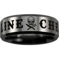 thumbnail image 3 of Silver Tungsten Line Chef Ring, 3 of 5