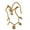 Gold, variant on Elegant Waist Jewelry Decors With Devil Eye Charm Pendant Adjustable Metal Body Chain Hip Belt For Evening Party Outfit