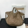thumbnail image 2 of Canvas Tote Bag for Women with Pockets Cute Small Crossbody Bag Purses Handbag for Work Beach Tote Bag, 2 of 6