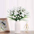 thumbnail image 6 of Fdelink Artificial Flowers 2Pc Artificial Flower Latex Real Bridal Wedding Bouquet Home Decoration Fake Flowers Flores Artificiales Decoracion Lings Artificial Flowers Artificiales Rose (White), 6 of 9