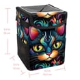 thumbnail image 5 of Cat Foldable Car Trash Can with Lid, Leak-Proof Mini Trash Can, Hanging Storage Bag - Car Trash Bin for Clean and Organized Rides, 5 of 6