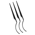 thumbnail image 3 of False Eyelash Display Stick 3Pcs Eye-Shaped Design Black Eyelash Auxiliary Tool For Women And Makeup Enthusiasts, 3 of 5