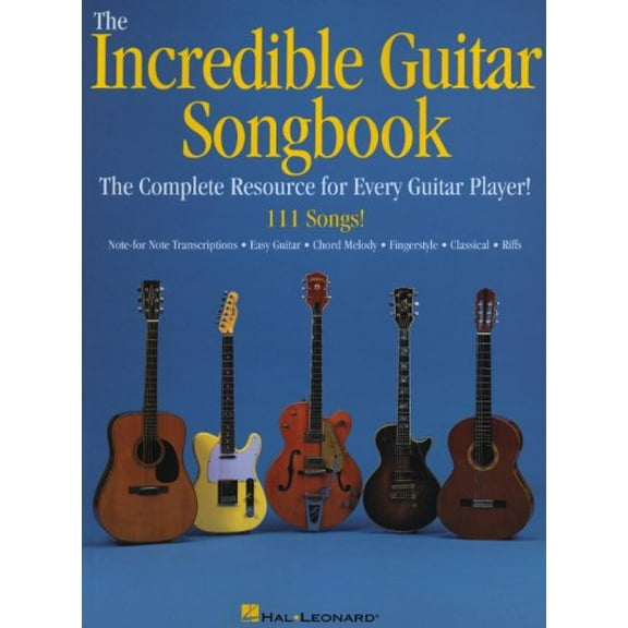Pre-Owned The Incredible Guitar Songbook (Paperback) 9780634017964