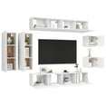 thumbnail image 4 of vidaXL TV Cabinet Set 8 Piece Chipboard Hifi Cabinet Multi Colours 31.5"/39.4", 4 of 105