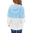 thumbnail image 2 of Sherrylily Girls Fuzzy Fleece Hoodies Sweatshirt Casual Loose Pullover with Pockets 4-15 Years, 2 of 6
