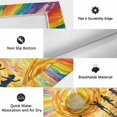 thumbnail image 6 of Watercolor Sun Outdoor Rug for Patio/Deck/Porch, Non-Slip Large Area Rug 5 x 7 Ft, Cartoon Summer Colorful Rainbows Waves Indoor Outdoor Rugs Washable Area Rugs, Reversible Camping Rug Carpet Runner, 6 of 8