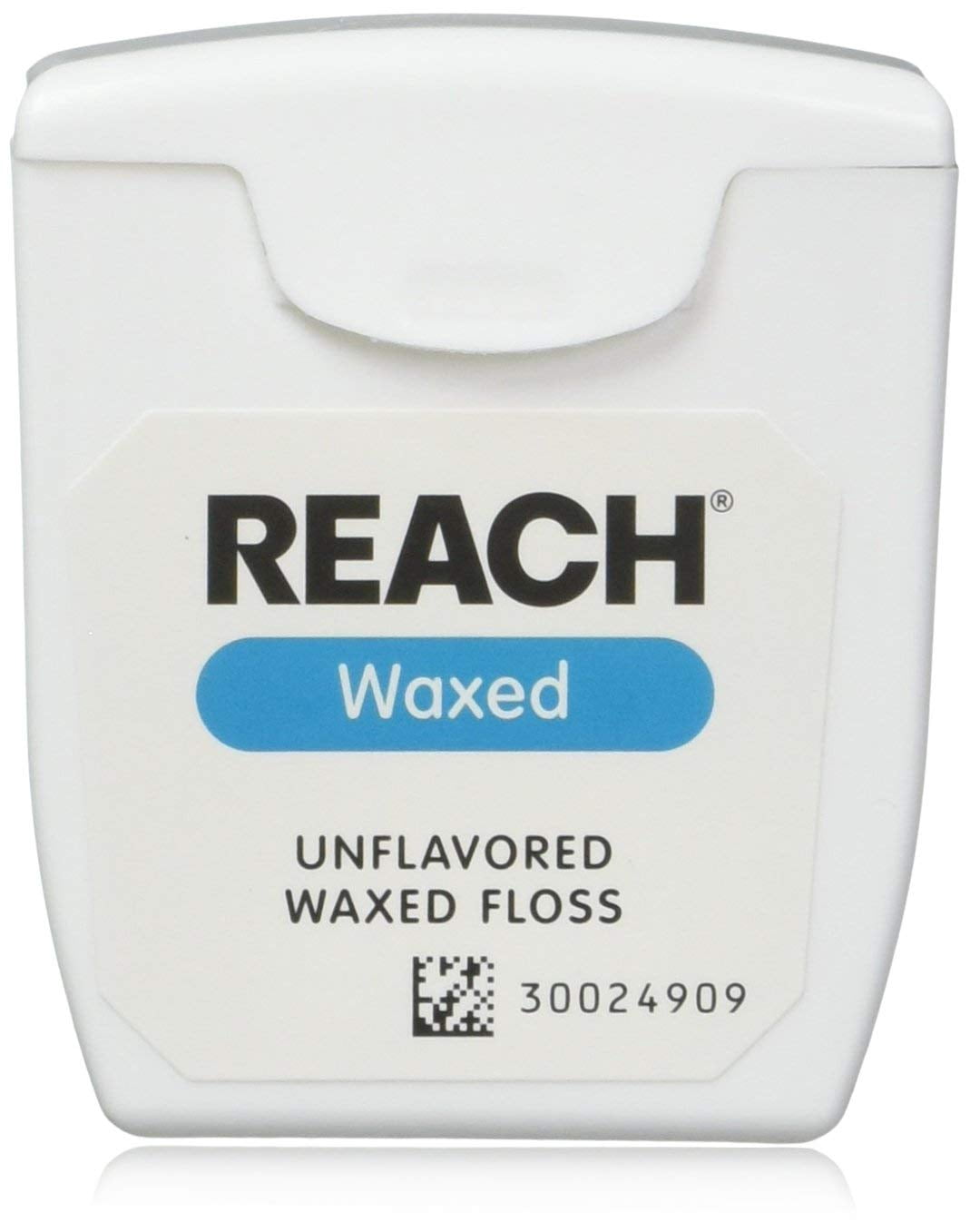 Reach Unflavored Waxed Dental Floss, 55 yds, Pack of 10