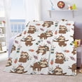 thumbnail image 5 of Cute Animal 3D Printed Flannel Throw Blanket for Couch Bed Soft Flannel Blankets Soft Cozy Luxury Flannel Blankets Plush Blanket for Couch Bed Sofa Warm for All Seasons, 5 of 10