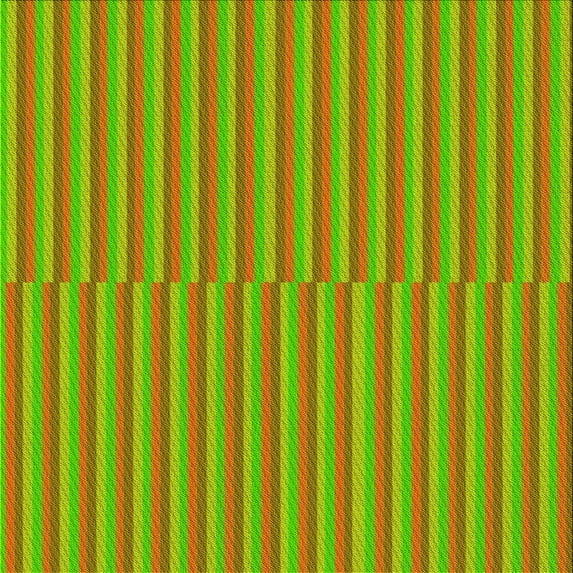 Ahgly Company Indoor Square Patterned Bright Green Area Rugs, 8' Square