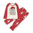 thumbnail image 3 of Family Matching Christmas Pajamas Set, Raglan Long Sleeve 2-Piece PJs for Family Members of All Ages, Christmas Printed Soft Holiday Loungewear for Xmas Photoshoot, 3 of 6