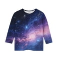thumbnail image 4 of T-shirt pour Garçons Manches 3/4 Col Rond Imprimé Graphique Âge 3 12 Ans, 4 of 8