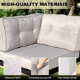 thumbnail image 4 of VIXLON Patio Furniture Set Modern Outdoor Conversation Set with Removable & Washable Deep Seating Cushion, 4 of 6