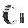thumbnail image 2 of (White-Black)For Garmin Approach S6 Silicone Sports Two-color Watch Band EHSM, 2 of 5