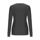 thumbnail image 5 of Heisall Womens Casual T-Shirts Long Sleeve Button-Up V-Neck Solid Color 2025 New Arrival Fashion Casual Tops, 5 of 7