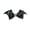 Black, variant on Fogun Punk Evil Wing Hairclip for Women 2000s Festival Hair Barrettes Side Clip for Teens Girl Novelty Hair Shaping Accessorie