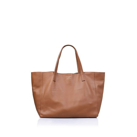 Horizontal Leather Tote