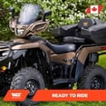 thumbnail image 2 of WES Classic Universal ATV Rear Cargo Box seat – Heavy-Duty Storage Trunk with key lock set, Weather-Resistant Construction, Comfortable Backrests and seat cushion – Fits Most ATVs – Made in Canada., 2 of 10