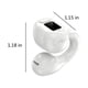 thumbnail image 3 of Auriculares intraaurales inalámbricos Bluetooth 5.3 con clip abierto para la oreja, para viajes, 3 of 8