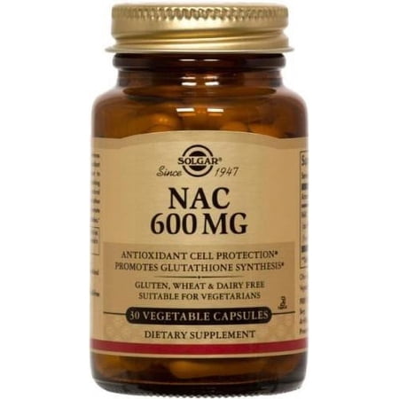 Solgar NAC 600 mg - 30 Vegetable Capsules