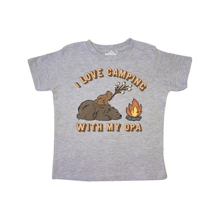 

Inktastic I Love Camping with My Opa Gift Toddler Boy or Toddler Girl T-Shirt