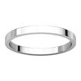 thumbnail image 3 of Jewels By Lux 18K White Gold 2mm Flat Wedding Ring Band Size 5.5, 3 of 3