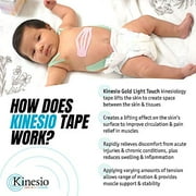 Kinesio Tex Gold Light Touch Kinesiology Tape: 2 in. x 16.5 ft. (Pastel Yellow)