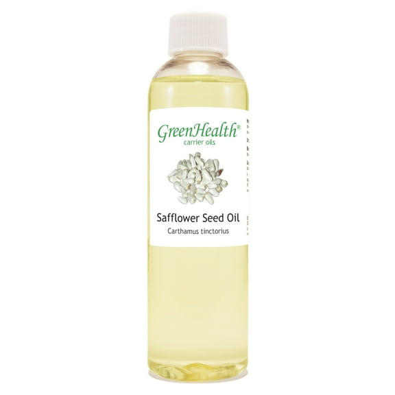 Safflower Seed Carrier Oil - 4 fl oz - Clear Plastic Bottle w/ Cap