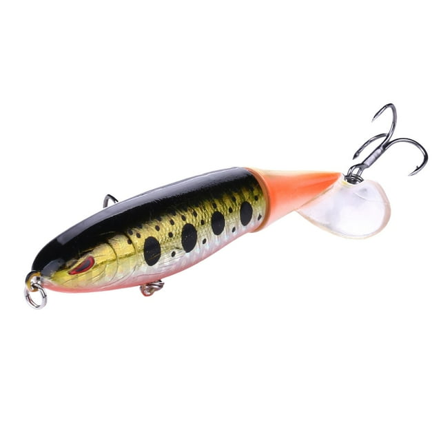 Hearth & Gear Luya Propeller Tractor Pencil Hard False Fishing Gear Products Catfish Rigs for Bank Descending Device Girls Gear Line Rattles Sk8 Rigs Ice Saw for Catfish Rattles Mini for Trout Walleye