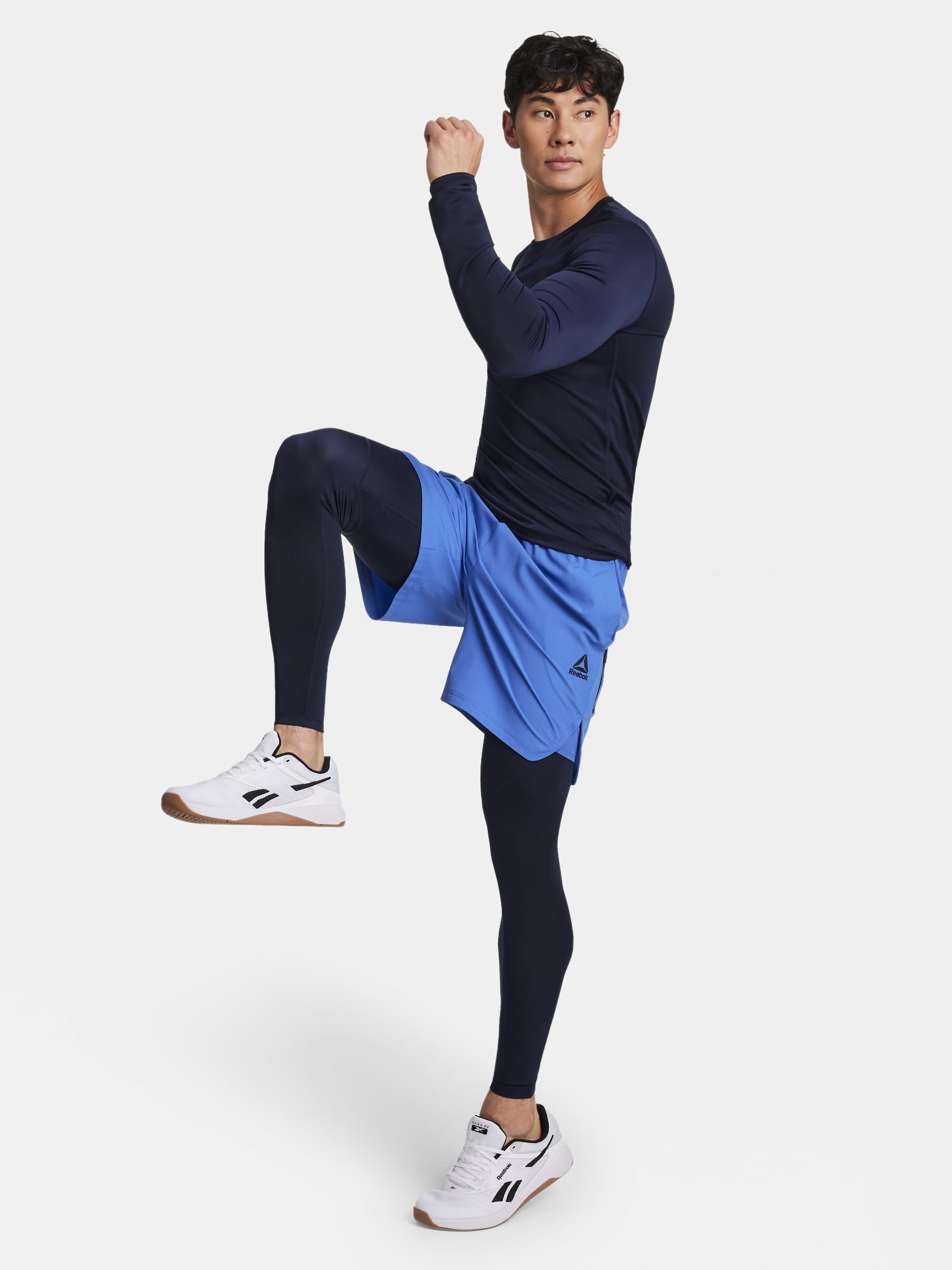 Reebok Men's and Big Men's Kinetic Compression Leggings, Sizes XS-5XL