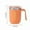 Orange, variant on WKSCLPAI Cups with Lids Food Grade 304 Stainless Steel Double Layer Mug Home Coffice Water Cup with Handle Insulated Mug Lightweight Rust-resistant and Durable Officee Cup Black