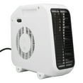 thumbnail image 3 of Calentador eléctrico de escritorio de 1800W, calentador de espacio doméstico portátil con ajuste de 2 engranajes para el hogar, oficina, enchufe del Reino Unido de 220V, 3 of 10