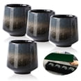 thumbnail image 3 of Ulable Tazas de caf&eacute; de cer&aacute;mica, 220ml Juego de Tazas para, Kiln - Changed Glazed para Caf&eacute; Bonitas, Elegante Set de Regalo para Amantes del Caf&eacute;, Azul Gri, 3 of 9