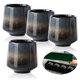 thumbnail image 3 of Ulable Tazas de caf&eacute; de cer&aacute;mica, 220ml Juego de Tazas para, Kiln - Changed Glazed para Caf&eacute; Bonitas, Elegante Set de Regalo para Amantes del Caf&eacute;, Azul Gri, 3 of 9