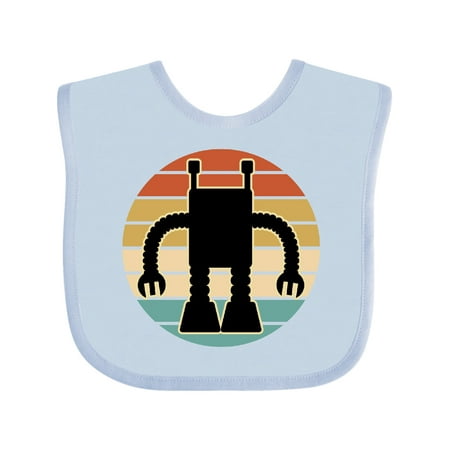 

Inktastic Robotics Vintage Robot Sunset Gift Baby Boy or Baby Girl Bib