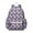 Purple French Bulldog, variant on Pitbull Dog and Footprint Backpack for School,Cute School Bag,Schoolbag with Adjustable Shoulder Straps & Padded Back,13.4"x11"x4.7"