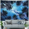 thumbnail image 4 of Fenyluxe Forest Starry Tapestry Wall Hanging Printing Forest Tapestry Galaxy Tapestry Forest Milky Way Tapestry Tree Tapestry Night Sky Tapestry Wall Tapestry for Dorm Living Room Bedroom  40x60inch, 4 of 6