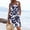Navy, variant on Women Summer Jumpsuit Fashion Relaxed Fit Printed Sleeveless Shorts, Button Front with Pockets for a Fun, Playful Style Navy XL