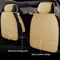 OTOEZ Car Seat Covers Luxury Leather 5Seats Full Set Protector Universal for Auto Sedan SUV