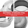thumbnail image 3 of OULII 1Pc Round Stainless Steel Exhaust Cover Silver Protective Outdoor Range Hood Hood, 3 of 4