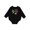 AB-Black, variant on Inktastic Future Actor Childs Acting Theater Monkey Baby Fleece Bodysuit