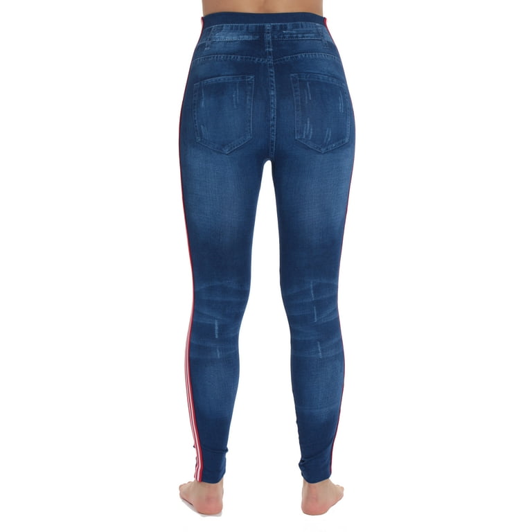 Just Love Women's Denim Wash Leggings - Stretchy and Comfortable