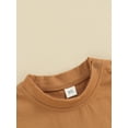 thumbnail image 6 of Bslissey Toddler Baby Boys T-shirts Short Sleeve Crew Neck Pullovers Casual Solid Color Tops 6M 12M 18M 24M 3T 4T Kids Loose Summer Clothes for Daily, 6 of 8