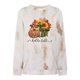 thumbnail image 1 of Día de Acción de Gracias Moda Mujer Casual Manga Larga Impreso Señoras Sudaderas Tops Fridja  fksj1068, 1 of 8