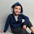thumbnail image 2 of Infant & Toddler Boys Navy Hoodie, 2 of 8