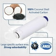 thumbnail image 3 of 6 Pack Water Filter Replacement for DeLonghi* Filter DLSC002 ECAM 22.110,Esam,ETAM, DLS C002,SER3017,5513292811,EC680,EC800, 3 of 7