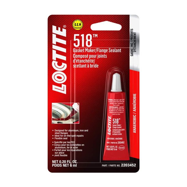Sellador de bridas y formador de juntas LOCTITE 518 6 ml para automotriz