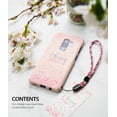 thumbnail image 4 of Ringke Slim (Cherry Blossom) Case Compatible with Samsung Galaxy S9 Plus, Solid Sakura Petal Fashionable Design Cover with Wrist Strap - Peach Pink, 4 of 10